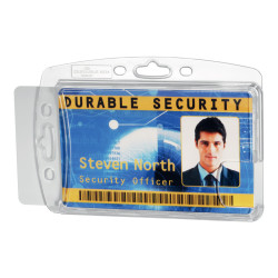 DURABLE - Porta biglietto da visita - per 54 x 85 mm - trasparente (pacchetto di 10)