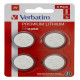Verbatim - Blister 4 MicroPile a pastiglia CR2450 - litio - 49535 - 3V