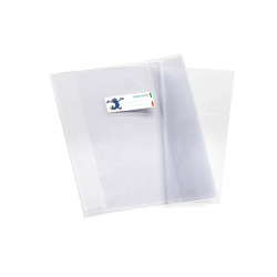 Coprimaxi Supercristallo - 21 x 30 cm - PVC - 200 mic - c/alette - neutro trasparente - Colorosa