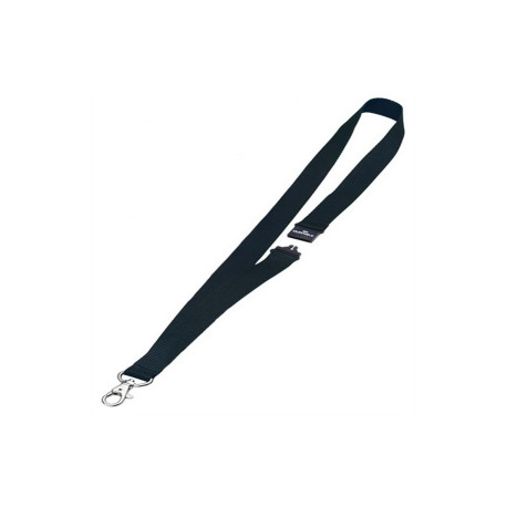 Cordoncini portabadge - larghezza 2 cm - nero - Durable - conf. 10 pezzi