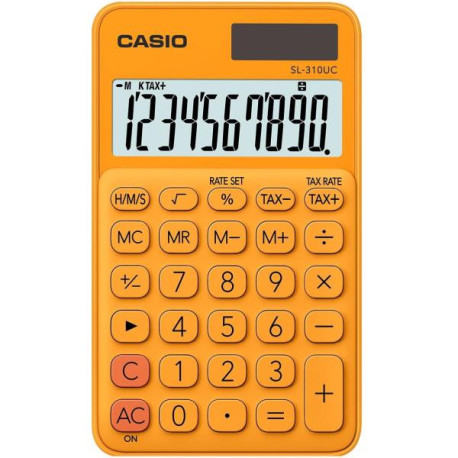Calcolatrice tascabile CASIO SL-310UC-RG ARANCIONE