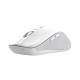 Trust 25674, Ambidestro, Bluetooth, 3200 DPI, Bianco