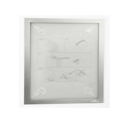 Cornice adesiva - Duraframe Wallpaper - A4 - 21 x 29,7 cm - argento - Durable