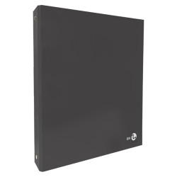 Raccoglitore ad anelli - 27 x 32 cm - Ø 30 mm - grigio scuro - BM