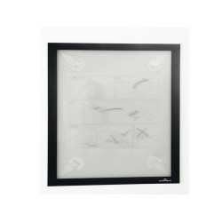 Cornice adesiva - Duraframe Wallpaper - A4 - 21 x 29,7 cm - nero - Durable