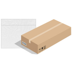 Busta adesiva Speedy Doc - senza stampa - C5 (23 x 16,5 cm) - LDPE - trasparente - Favorit - conf. 1000 pezzi