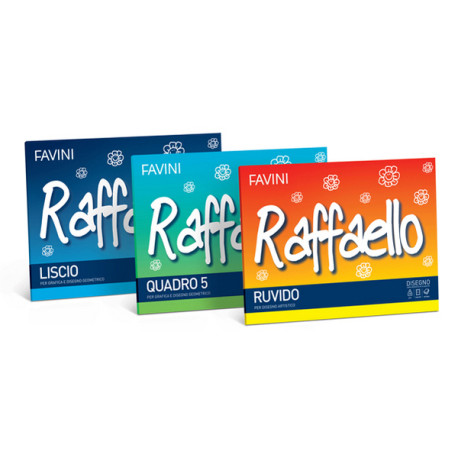 Album Raffaello - 24 x 33 cm - 100gr - 20 fogli - liscio - Favini