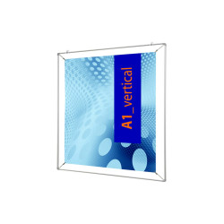 Cornice con pinze Poster Stretch - formato utile 70 x 100 cm - Studio T