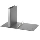 Raccoglitore Europa - 22 x 30 cm - 4 anelli tondi 30 mm - dorso 4 cm - grigio metallizzato - Favorit
