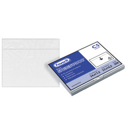 Busta adesiva Speedy Doc - senza stampa - C5 - 23 x 16,5 cm - LDPE - trasparente - Favorit - conf. 250 pezzi