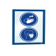 Cornice espositiva Duraframe - A4 - 21 x 29,7 cm - blu - Durable
