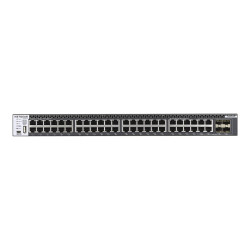 NETGEAR M4300-48X - Switch - L3 - gestito - 48 x 10 Gigabit Ethernet + 4 x SFP+ a 10 Gigabit condiviso - flusso d'aria da anter