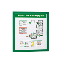 Cornice magnetica Duraframe - A4 - 21 x 29,7 cm - verde - Durable