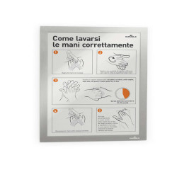 Cornice magnetica Duraframe - A5 - 15 x 21 cm - silver - Durable