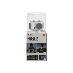 Nilox MINI F - Action camera - 1080p - 5.0 MP - impermeabile fino a 10 m - nero, bianco