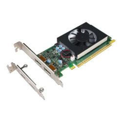 NVIDIA GeForce GT730 - Scheda grafica - GF GT 730 - 2 GB GDDR5 - PCIe 2.0 x8 profilo basso - DisplayPort - per ThinkCentre M710