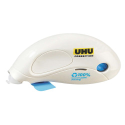 Correttore a nastro Compact Correction - 5 mm x 10 mt - plastica riciclata - Uhu