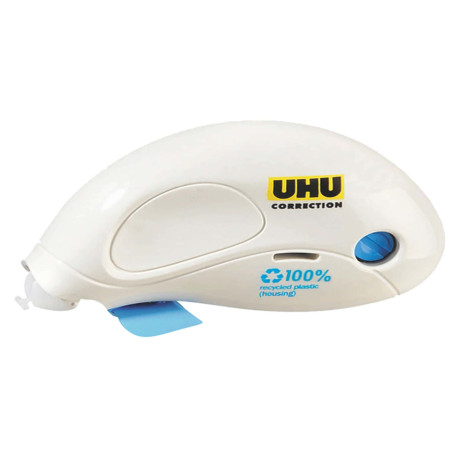 Correttore a nastro Compact Mini - 5 mm x 6 m - plastica riciclata - Uhu