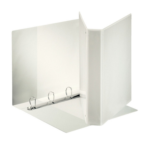 Raccoglitore personalizzabile Display - 22 x 30 cm - 4 anelli a D 30 mm - 4,7 cm - bianco - Esselte