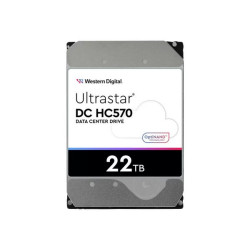 WD Ultrastar DC HC570 - HDD - 22 TB - interno - 3.5" - SATA 6Gb/s - 7200 rpm - buffer: 512 MB