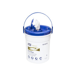 Tork Premium Wet Wipe Hand Cleaning - Salviettine per pulizia - usa e getta - poliestere, viscosa - bianco - pacco da 58