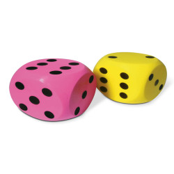 Dado gigante - in spugna - 15 x 15 x 15 cm - CWR