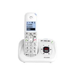 Alcatel-Lucent Xl785 Duo - Telefono cordless - sistema di segreteria con ID chiamante - 3-way capacità di chiamata - bianco