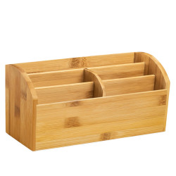 Desk organizer Silva - 100% bambù naturale - Cep