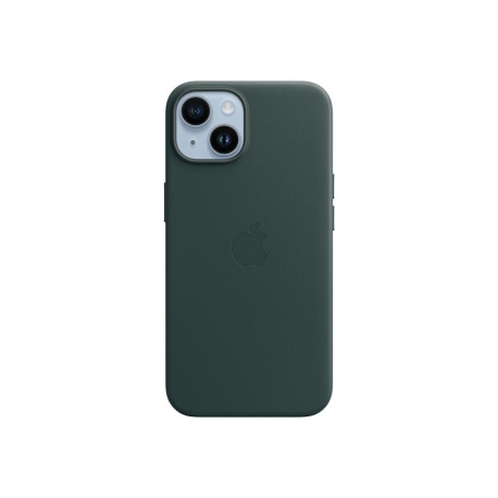 Apple - Cover per cellulare - Compatibilità MagSafe - pelle - verde foresta - per iPhone 14