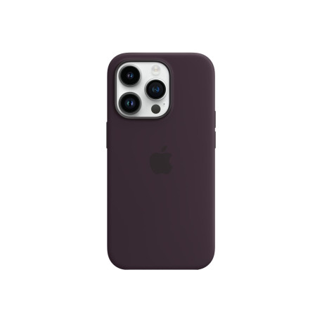 Apple - Cover per cellulare - con MagSafe - silicone - bacca di sambuco - per iPhone 14 Pro