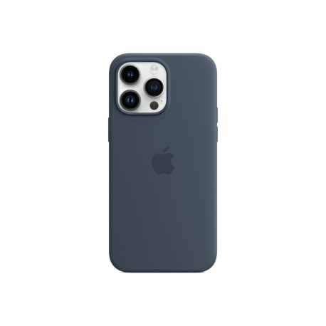 Apple - Cover per cellulare - con MagSafe - silicone - blu tempesta - per iPhone 14 Pro Max