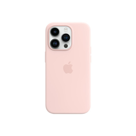 Apple - Cover per cellulare - con MagSafe - silicone - rosa gesso - per iPhone 14 Pro