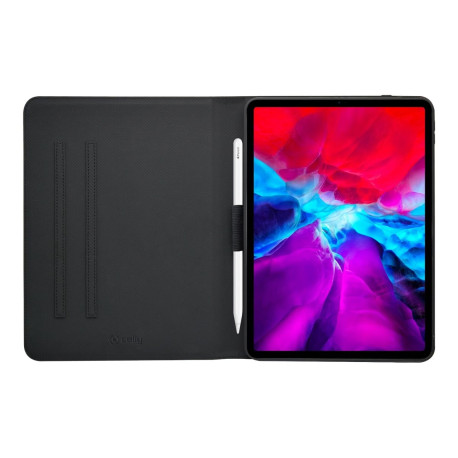 Celly BookBand - Flip cover per tablet - ecopelle - nero - per Apple 10.9-inch iPad Air (4^ generazione)- 11-inch iPad Pro