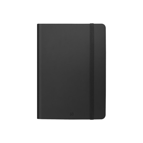 Celly BookBand - Flip cover per tablet - ecopelle - nero - per Samsung Galaxy Tab S7