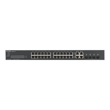 Zyxel GS1920-24v2 - Switch - intelligente - 24 x 10/100/1000 + 4 x combo Gigabit SFP - montabile su rack