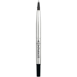 Refill roller Quink standard - punta media - metallo - nero - Parker