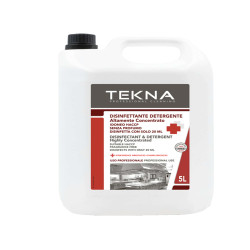 Disinfettante detergente - per superfici - super concentrato - 5 lt - Tekna