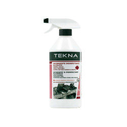 Disinfettante detergente alcolico - senza profumo - 1 lt - Tekna