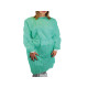 Camice monouso Visitor 30 - taglia unica - PLP - verde - Worker