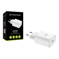 Conceptronic ALTHEA - Alimentatore - 25 Watt - PD 3.0 (USB-C) - bianco