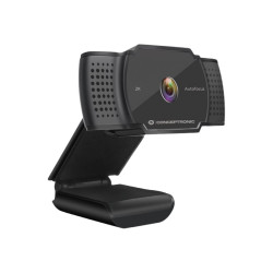 Conceptronic AMDIS02B - Webcam - colore - 5 MP - 2592 x 1944 - 2K - focale fisso - audio - USB 2.0 - MJPEG, YUV2 - 5 V c.c.
