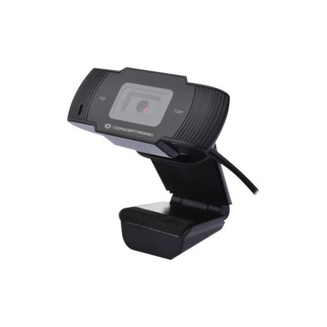 Conceptronic AMDIS03B - Webcam - colore - 1280 x 720 - 720p - focale fisso - audio - USB 2.0 - 5 V c.c.