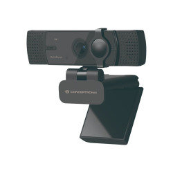 Conceptronic AMDIS08B - Webcam - colore - 8,3 MP - 3840 x 2160 - 4K - focale fisso - audio - USB 2.0 - MJPEG, YUY2