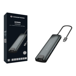 Conceptronic DONN06G - Docking station - USB-C 3.1 Gen 1 - HDMI - GigE