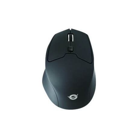 Conceptronic LORCAN ERGO - Mouse - ergonomico - per destrorsi - 6 pulsanti - senza fili - Bluetooth 3.0 - nero