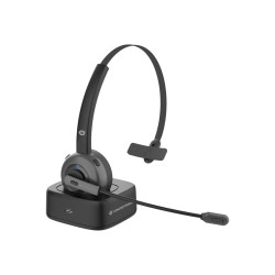 Conceptronic Polona POLONA03BDA - Cuffie con microfono - on-ear - Bluetooth - senza fili - USB-A tramite adattatore Bluetooth -