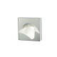 Dispenser ABS per sacchetti igienici - 9,8x2,5x13,8 cm - argento cromato - Medial
