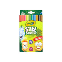 Crayola Silly Scents - Marcatore - colori assortiti - fine (pacchetto di 10)
