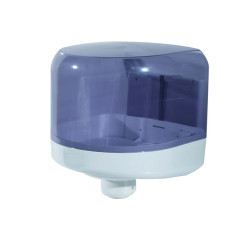 Dispenser asciugamani a spirale Prestige -  formato Maxi - 25,6x27,5x33,5 cm - bianco/azzurro trasparente - Mar Plast