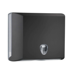 Dispenser asciugamani Ecolored piegati a Z/C - 29 x 10,5 x 30,5 cm - vesuvian black - Mar Plast